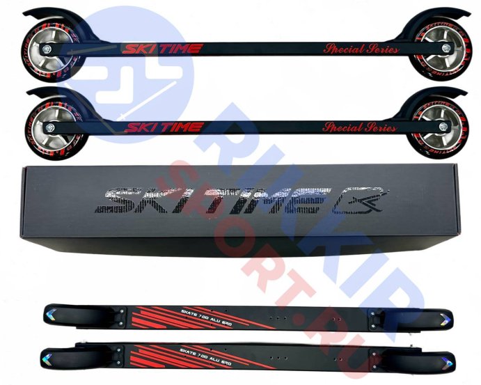 Лыжероллеры SKI TIME SK100 NEW Black/Red 620 (2,75)