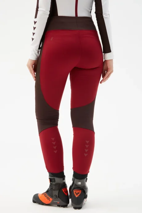 Костюм разминочный Bivium &quot;СноуРан&quot; жен. бордовый_кофейный