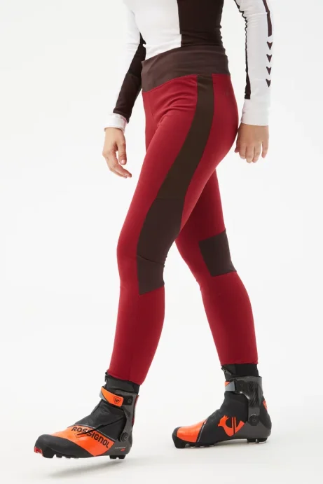 Костюм разминочный Bivium &quot;СноуРан&quot; жен. бордовый_кофейный