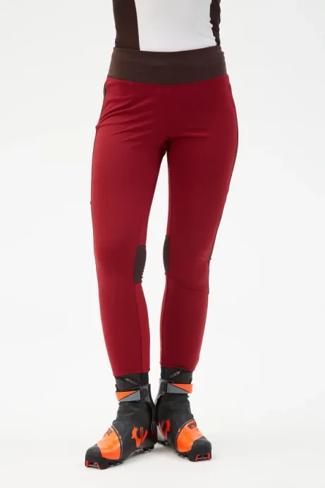 Костюм разминочный Bivium &quot;СноуРан&quot; жен. бордовый_кофейный