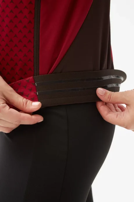 Костюм разминочный Bivium &quot;СноуРан&quot; жен. бордовый_кофейный