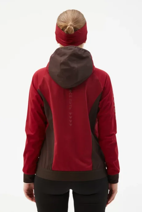 Костюм разминочный Bivium &quot;СноуРан&quot; жен. бордовый_кофейный