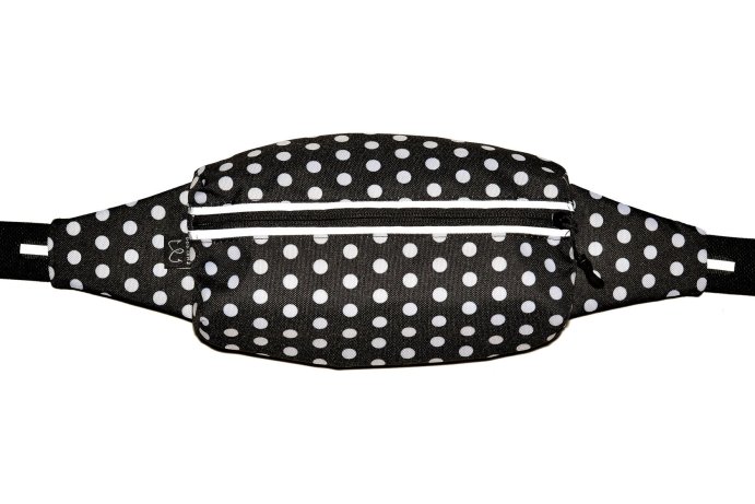 Сумка Enklepp Marathon Waist Bag (black/white polka dot) в Твери