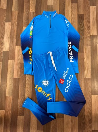 Гоночный костюм ФРАНЦИЯ 2022 голубой