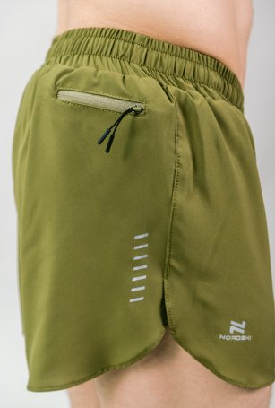 Шорты беговые Nordski Run Olive NSM156425