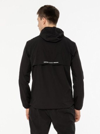 Ветровка с капюшоном Moax Core муж. MX314611/10000 черный