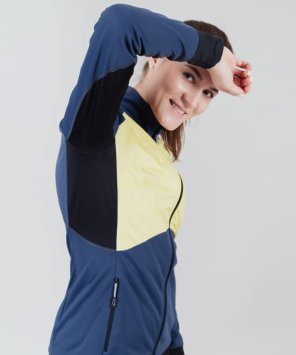 Куртка Nordski Hybrid Pro Blue/Yellow W NSW606750