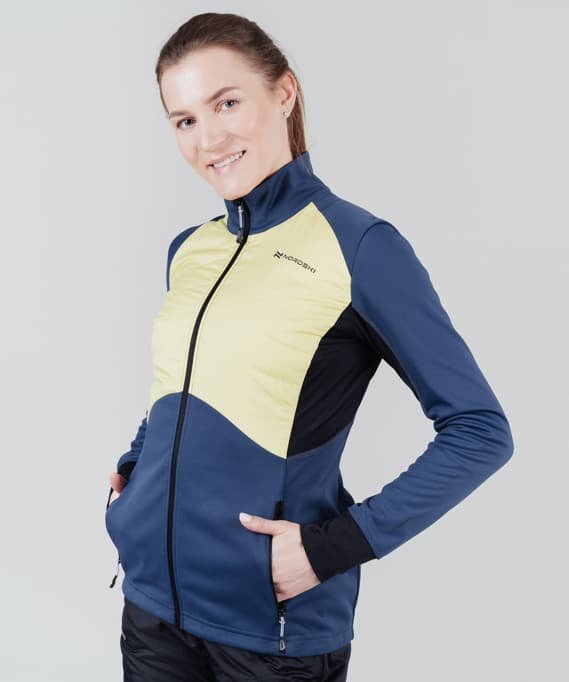 Куртка Nordski Hybrid Pro Blue/Yellow W NSW606750