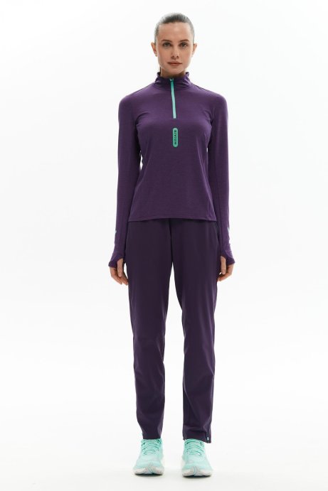 Лонгслив Bivium Разминка 2.0 жен. сливовый в Нижнем Новгороде