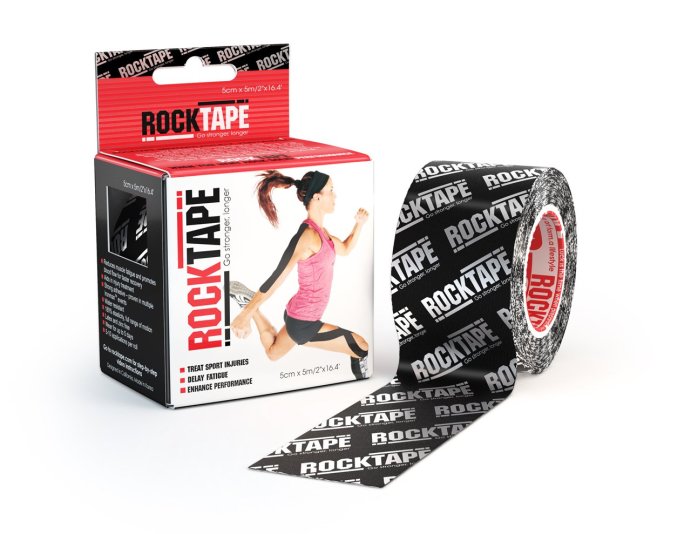 тейп-лента RockTape Classic, 5см х 5м, серебряный логотип RCT100-SLLG-OS в Твери