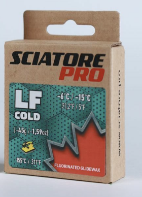 Парафин SCIATORE Pro LF COLD (св.зеленый) -6/-15 45гр
