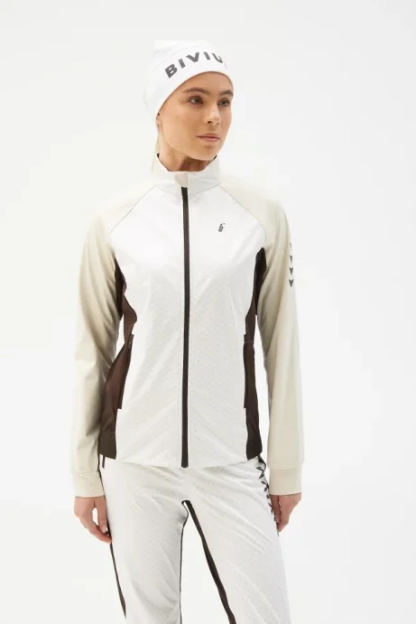 Костюм разминочный Bivium &quot;Баланс 2.0&quot; жен. молочный_кофейный