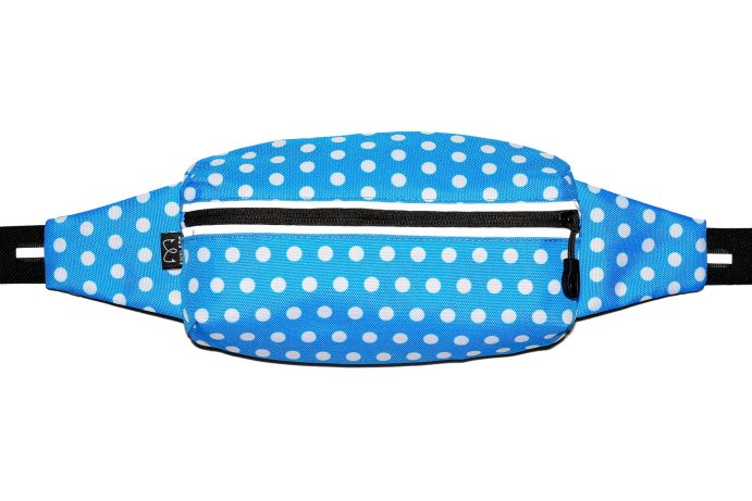 Сумка Enklepp Marathon Waist Bag (blue/white polka dot)