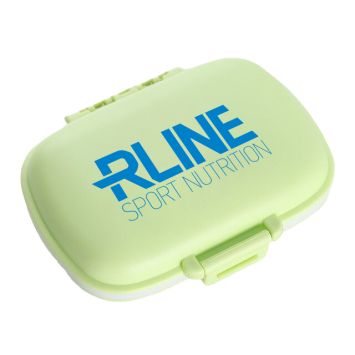 Контейнер R-Line для таблеток и капсул большой зелёный