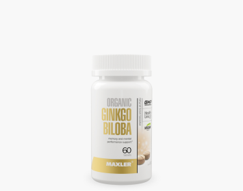 Гинкго Билоба Maxler Ginkgo Biloba Organic 60 табс.