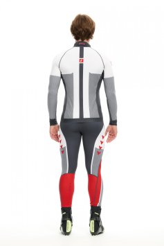 Гоночный костюм Bivium "Энергия 3.0" муж. белый_графит