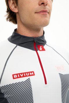 Гоночный костюм Bivium "Энергия 3.0" муж. белый_графит