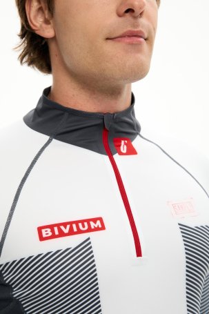Гоночный костюм Bivium "Энергия 3.0" муж. белый_графит