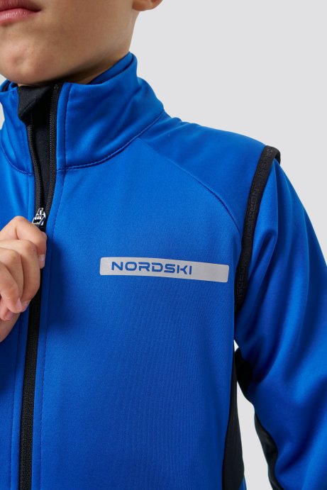 Жилет тренировочный Nordski Jr. Core True Blue/Black NSJ669898