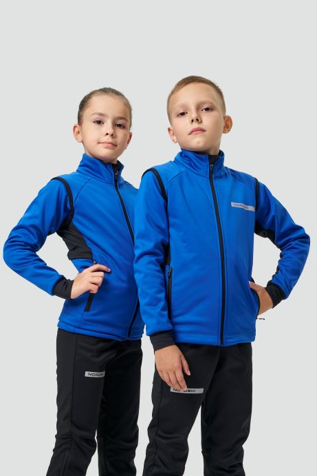 Жилет тренировочный Nordski Jr. Core True Blue/Black NSJ669898