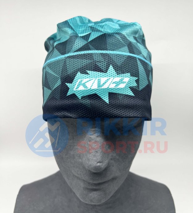 Шапка KV+ PREMIUM бирюзовый/черный 22A02.115 в Мурманске