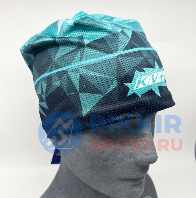 Шапка KV+ PREMIUM бирюзовый/черный 22A02.115 в Мурманске