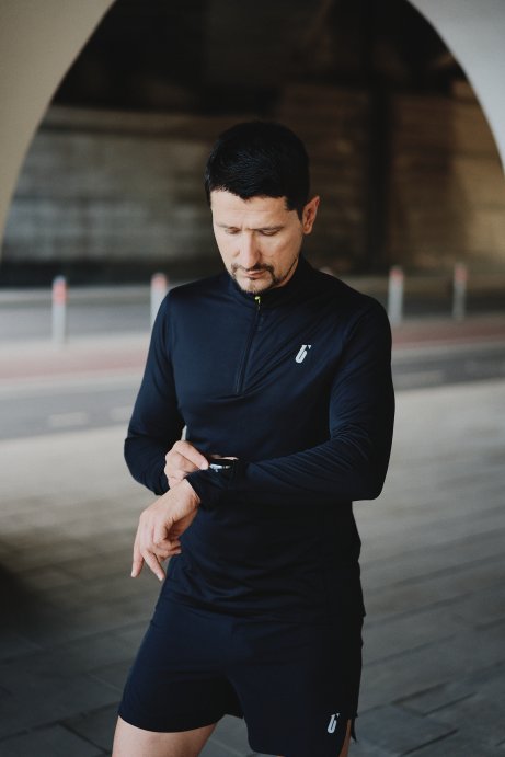 Лонгслив Bivium &quot;Разминка&quot; муж. черн.