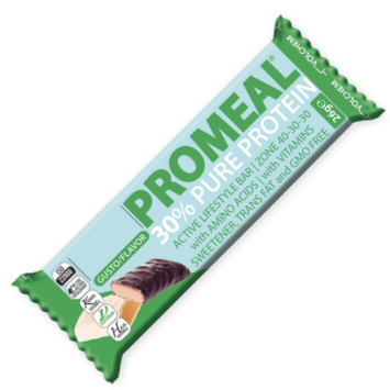 Протеиновый батончик Promeal Zone 40-30-30 Bar 26 гр. Volchem SRL (Клубника с белым шоколадом)