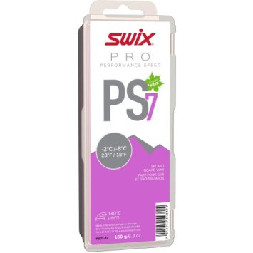 Парафин SWIX PS7 Violet, -2°C/-8°C, 180гр