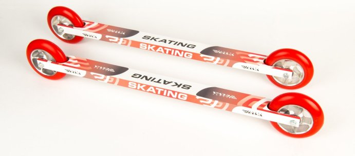 Лыжероллеры коньковые ELVA SK100PU ALU (алюминиевый диск)