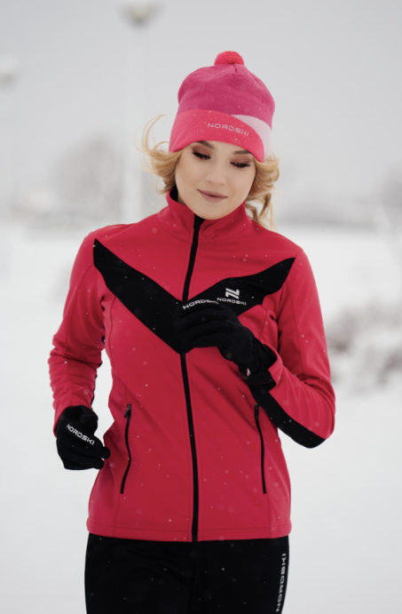 Куртка Nordski Base Pink/Black W NSW811951
