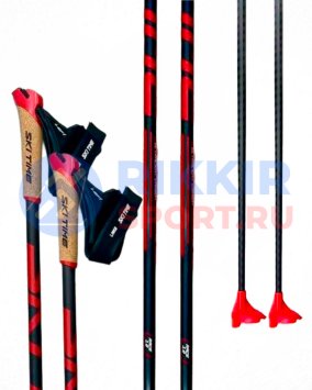 ЛЫЖНЫЕ ПАЛКИ SKI TIME RACE 1.0 Fast Clip (тип Triac) Black/Black