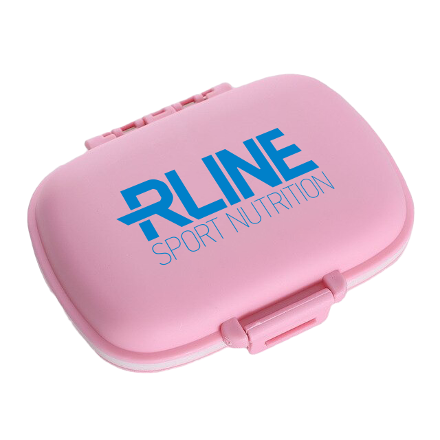 Контейнер R-Line для таблеток и капсул большой розовый в Твери