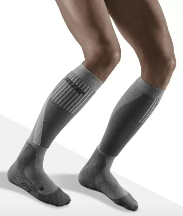 Компрессионные гольфы CEP TOURING для лыжных гонок C261W с шерстью мериноса, женские Серый WP20-2-3