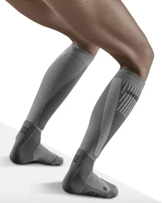 Компрессионные гольфы CEP TOURING для лыжных гонок C261W с шерстью мериноса, женские Серый WP20-2-3