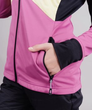 Куртка Nordski Hybrid Pro Fuchsia/Yellow W NSW606328