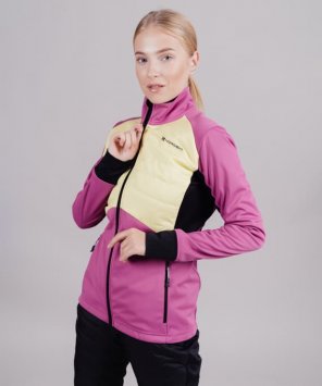 Куртка Nordski Hybrid Pro Fuchsia/Yellow W NSW606328