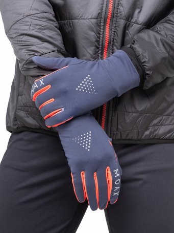 Перчатки MOAX Light run M2231/75105 синий/красный