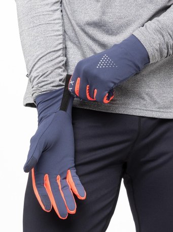 Перчатки MOAX Light run M2231/75105 синий/красный