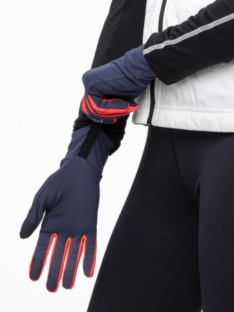 Перчатки MOAX Light run M2231/75105 синий/красный