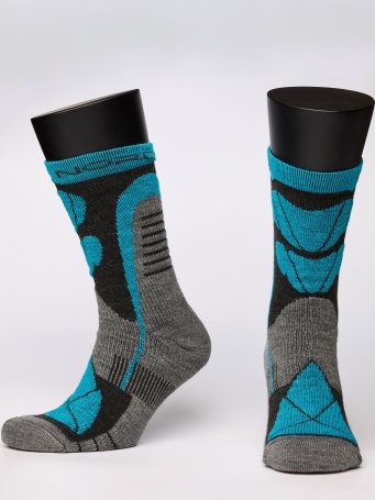 Носки Nordski Wool Light Blue/Black NSV422284