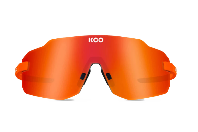 Очки солнцезащитные KOO SUPERNOVA (оранжевые / зеркальные красные)