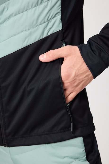 Куртка Nordski Hybrid Pro Black/Ice Mint NSM303906