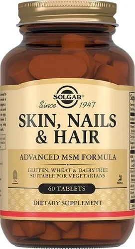 Комплекс витаминов Solgar Skin Hair Nails 60 табс.