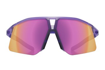 Очки солнцезащитные KOO HYPE (фиолетовые прозрачные матовые / зеркальные розовые)
