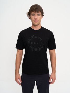 Футболка Bivium "Circle" муж. черн.