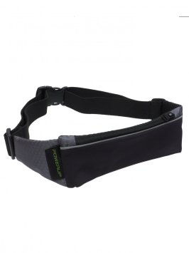 Сумка поясная POWERUP (эластичная) серая
