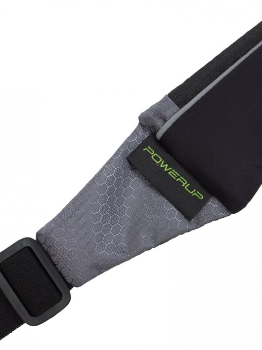 Сумка поясная POWERUP (эластичная) серая в Санкт-Петербурге