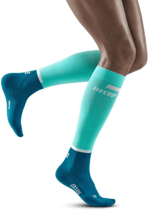 Компрессионные гольфы CEP женские C124W бирюзовый/сине-зёленый WP20-N-R-2000