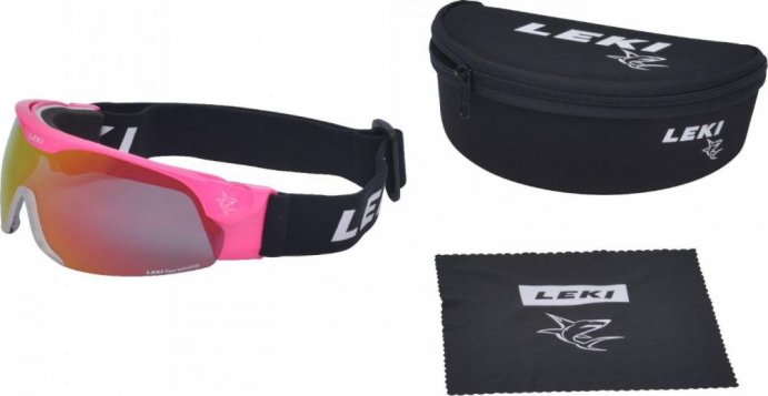 Очки (маска) LEKI XC Shield Lite Visio Race Pink